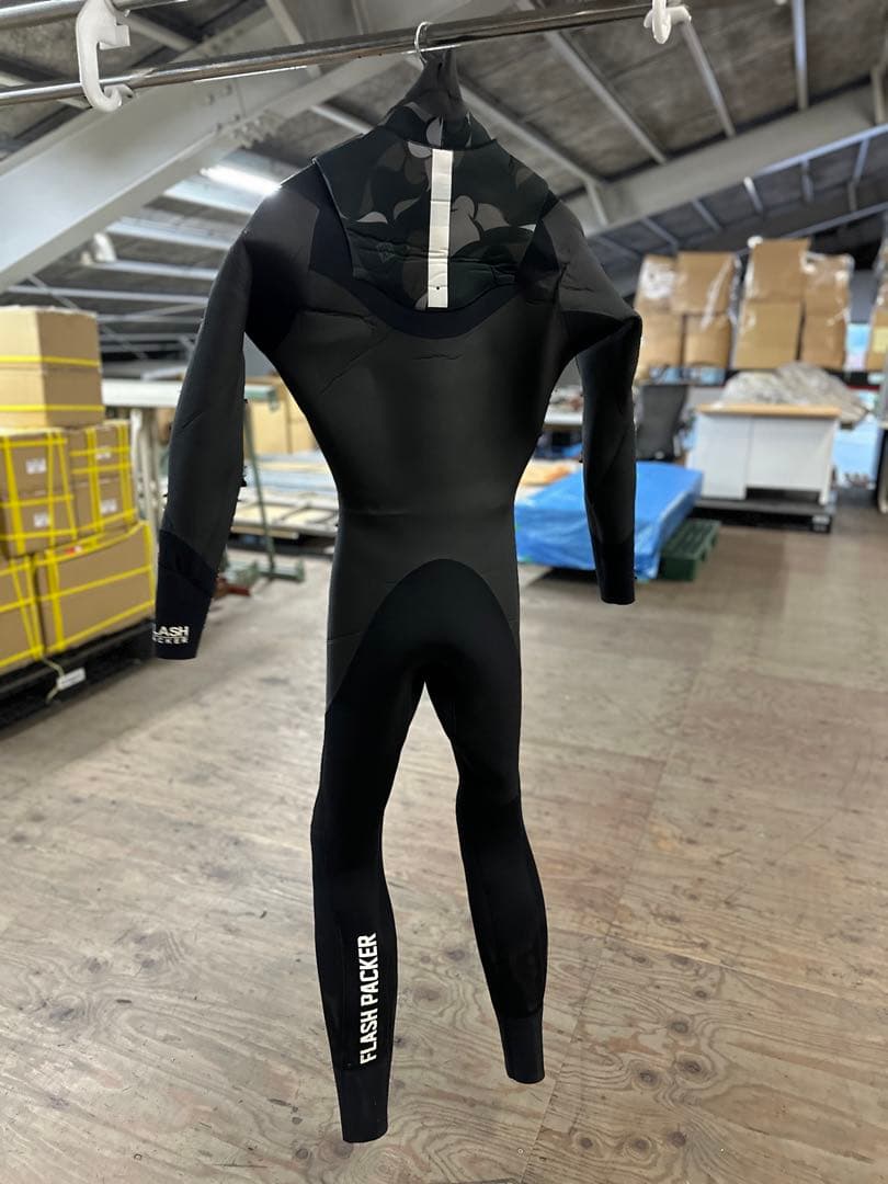 未使用FLASH PACKER ネックエントリーウェットスーツ 裏起毛 Lサイズ