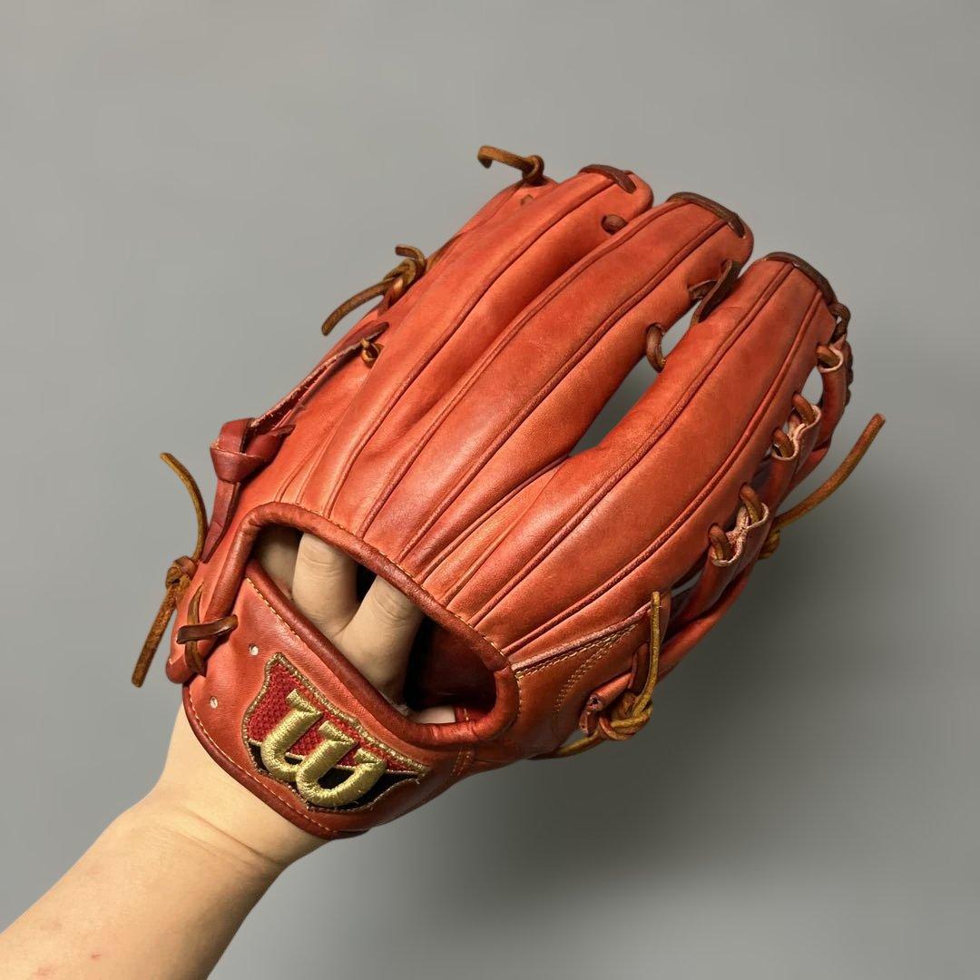 1223 ウィルソン スタッフ 型抜群 即戦力 硬式 外野手用グローブ