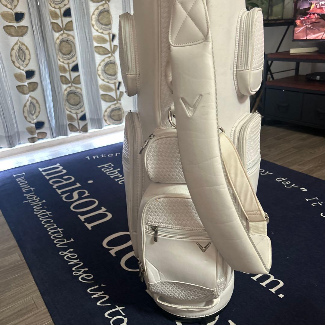 ホワイトゴルフバッグ・キャディバッグ