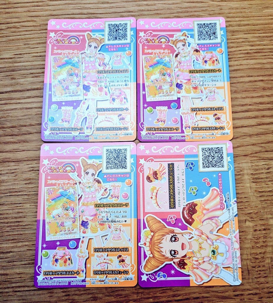 アイカツ　ロリポップタウルスコーデ　ルーレット当選品