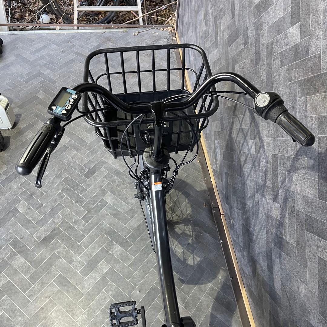 電動アシスト自転車 シティタイプ ブラック