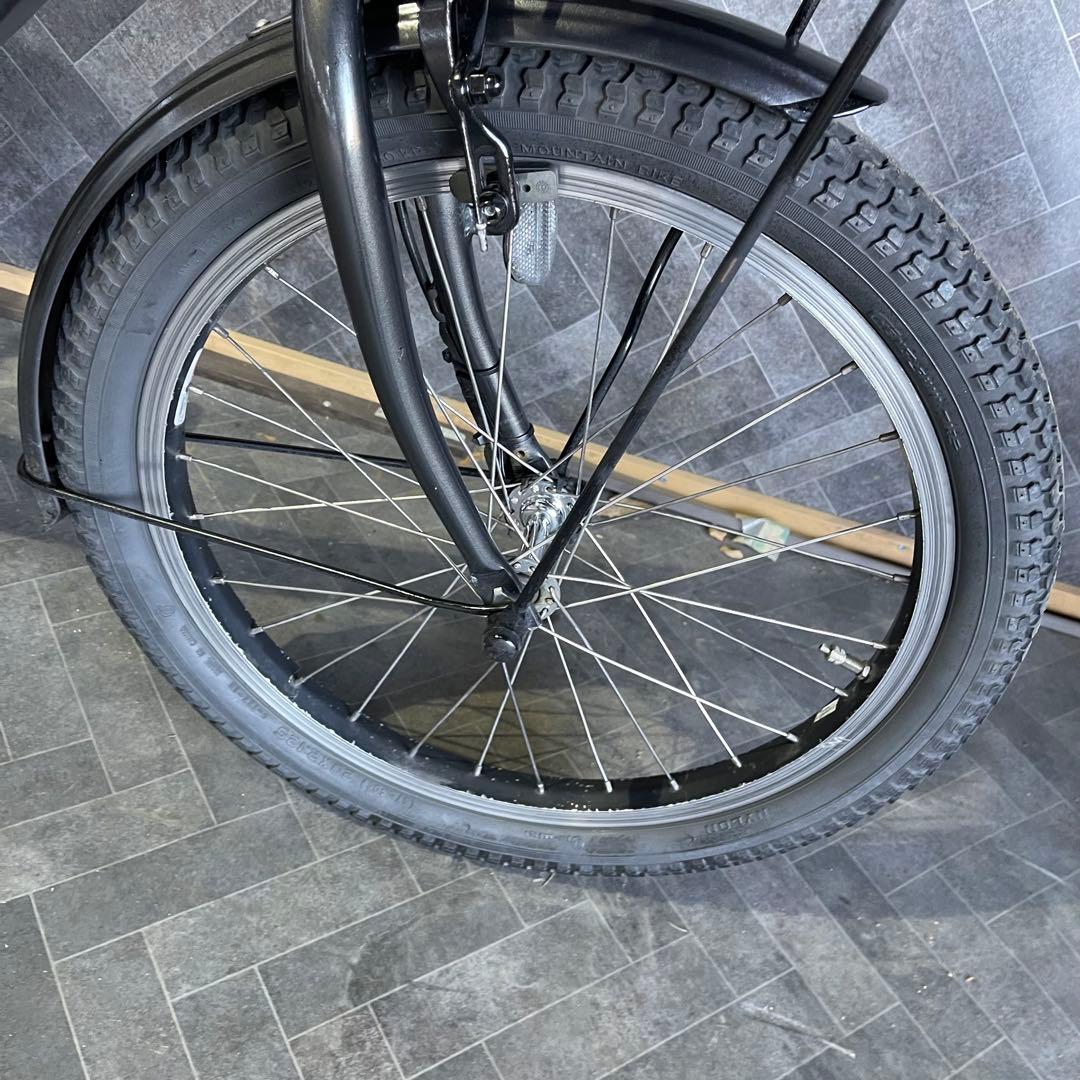 電動アシスト自転車 シティタイプ ブラック