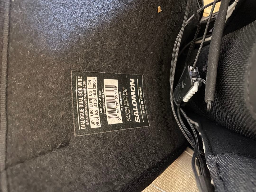 SESSIONSスノーボードとSALOMONブーツセット