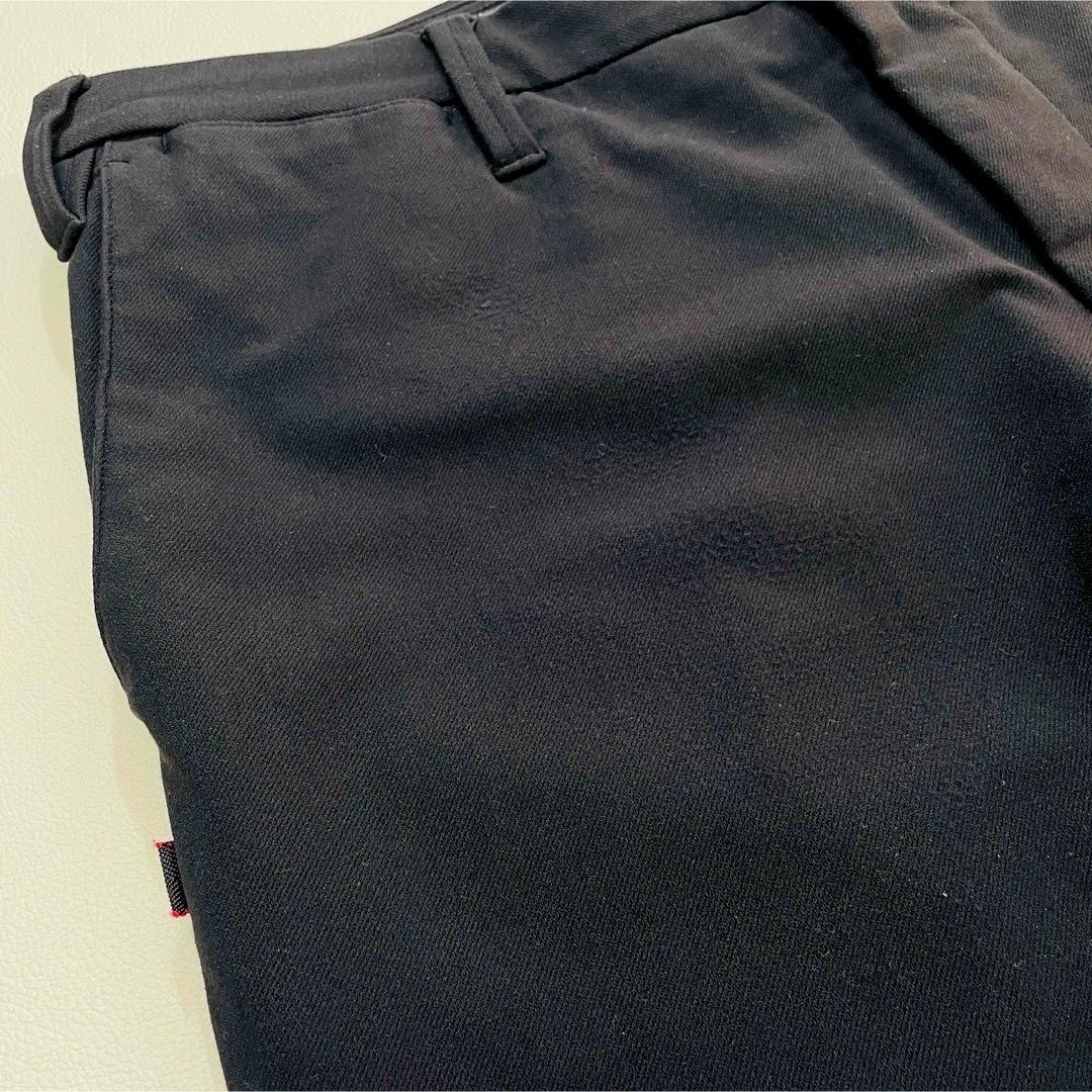 6603 ブリーフィング　ロングパンツ　ストレッチ　ブラック