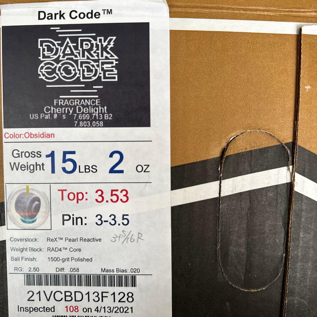 ダークコード DarkCode 15ポンド 中古 箱有 ストーム