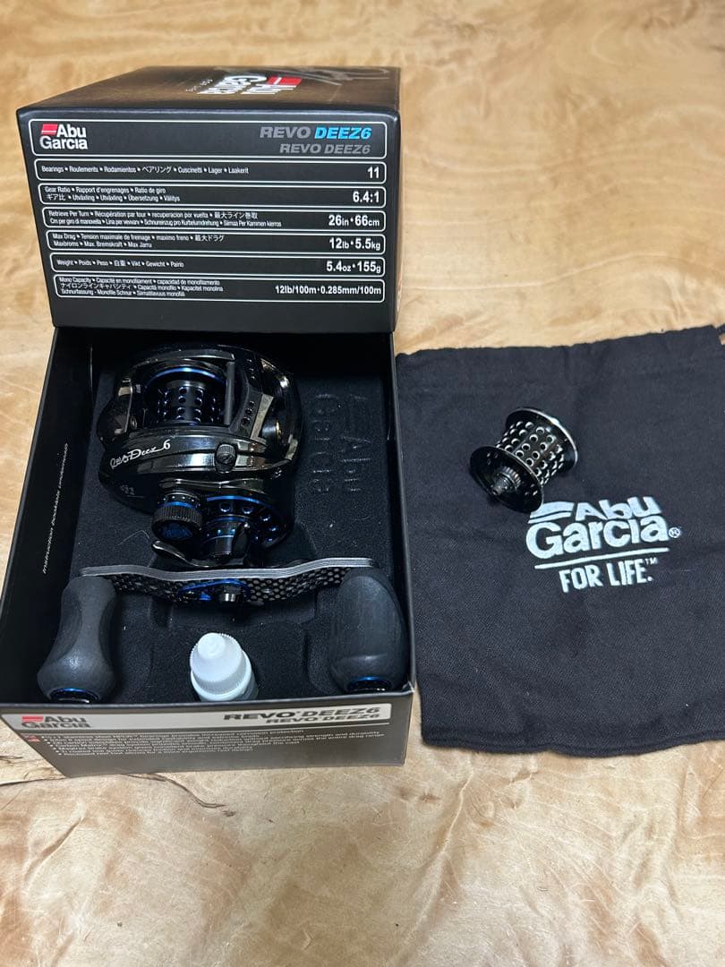 ☆Abu Garcia Revo deez6＋シャロースプール+マグネット2個