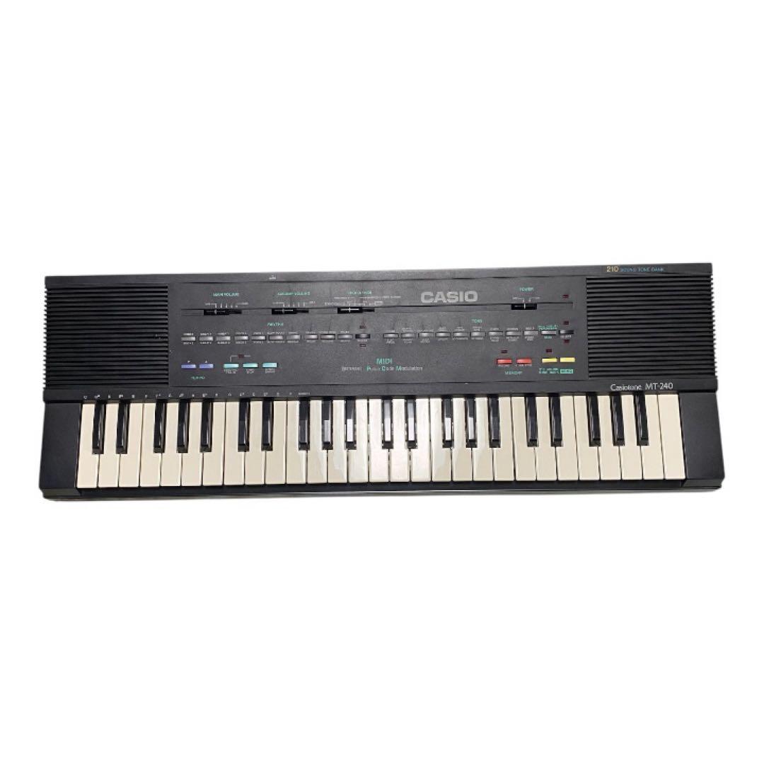 【美品】CASIO Casiotone MT-240 MIDIシンセサイザー