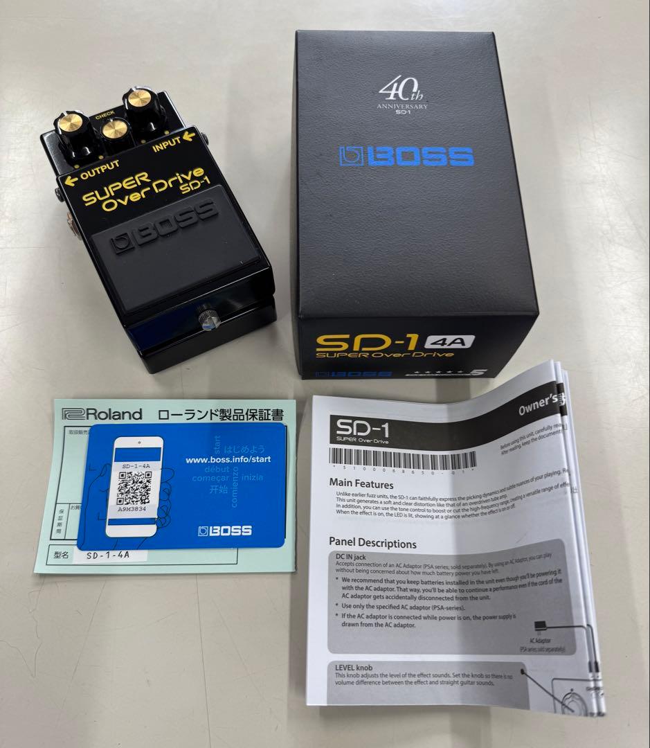 BOSS SD-1-4A 40周年モデル　美品