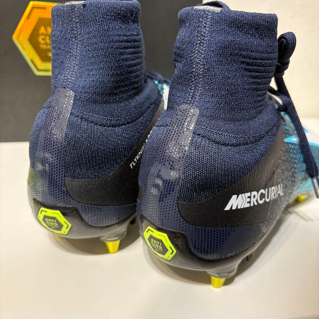 ナイキ マーキュリアル スーパーフライ V SG-PRO サッカー スパイク 青