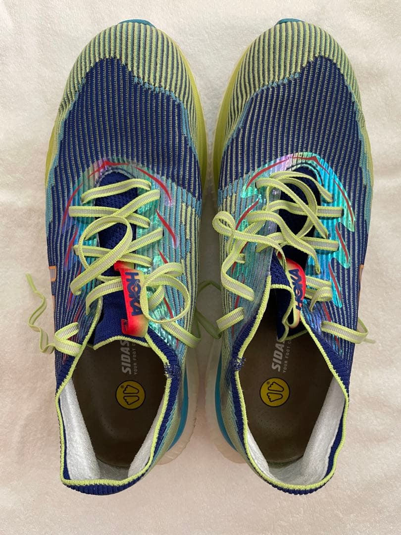 HOKAONEONE (ホカオネオネ) CIELO X1 ブルー×黄緑 28cm