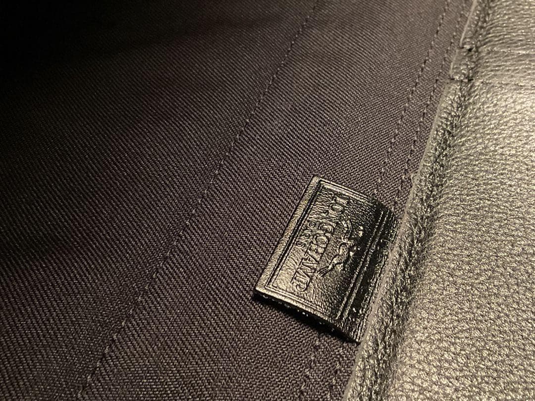 美品　大容量　ロンシャン ボストンバッグ ビジネスバッグ 旅行鞄 レザー 本革