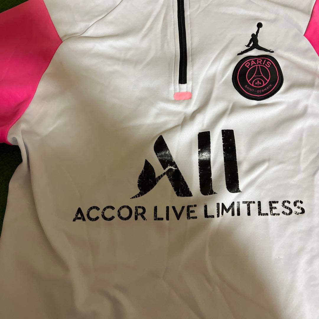 パリ・サンジェルマン トレーニングウェア ホワイト/ピンク