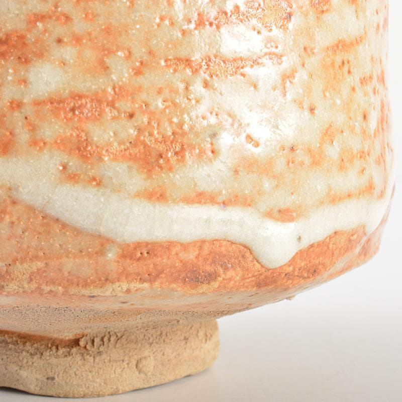 茶道具　志野焼　人間国宝　加藤孝造作　茶碗　共布共箱　M　R6892