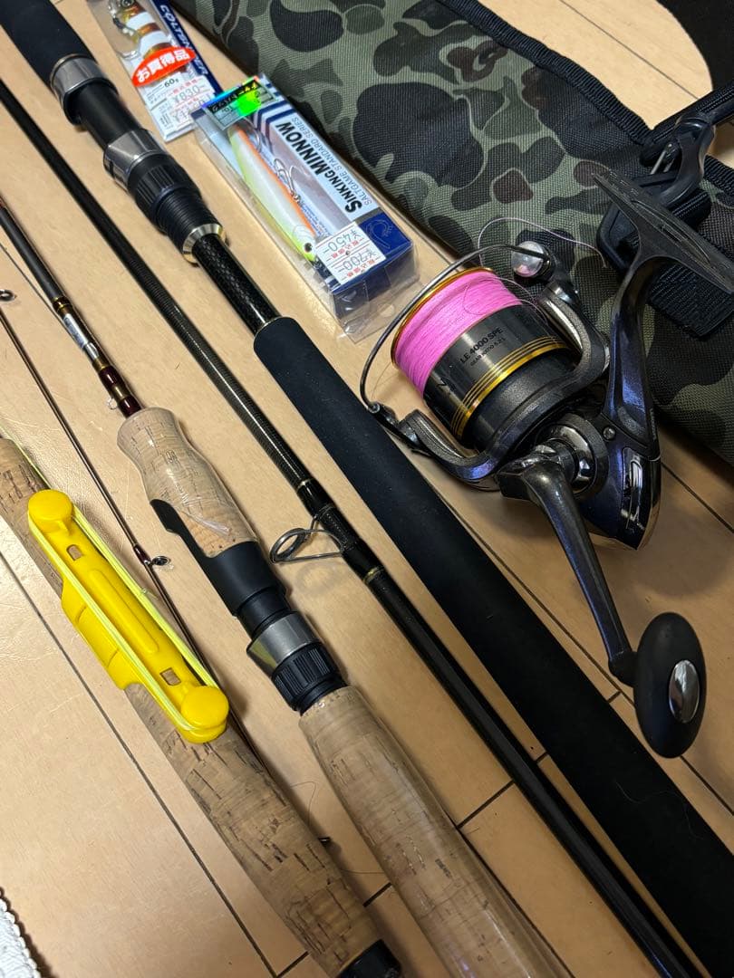 【釣りを始めたい方に】ルアーロッド、穴釣り用、リール、テンカラ、ルアー他のセット