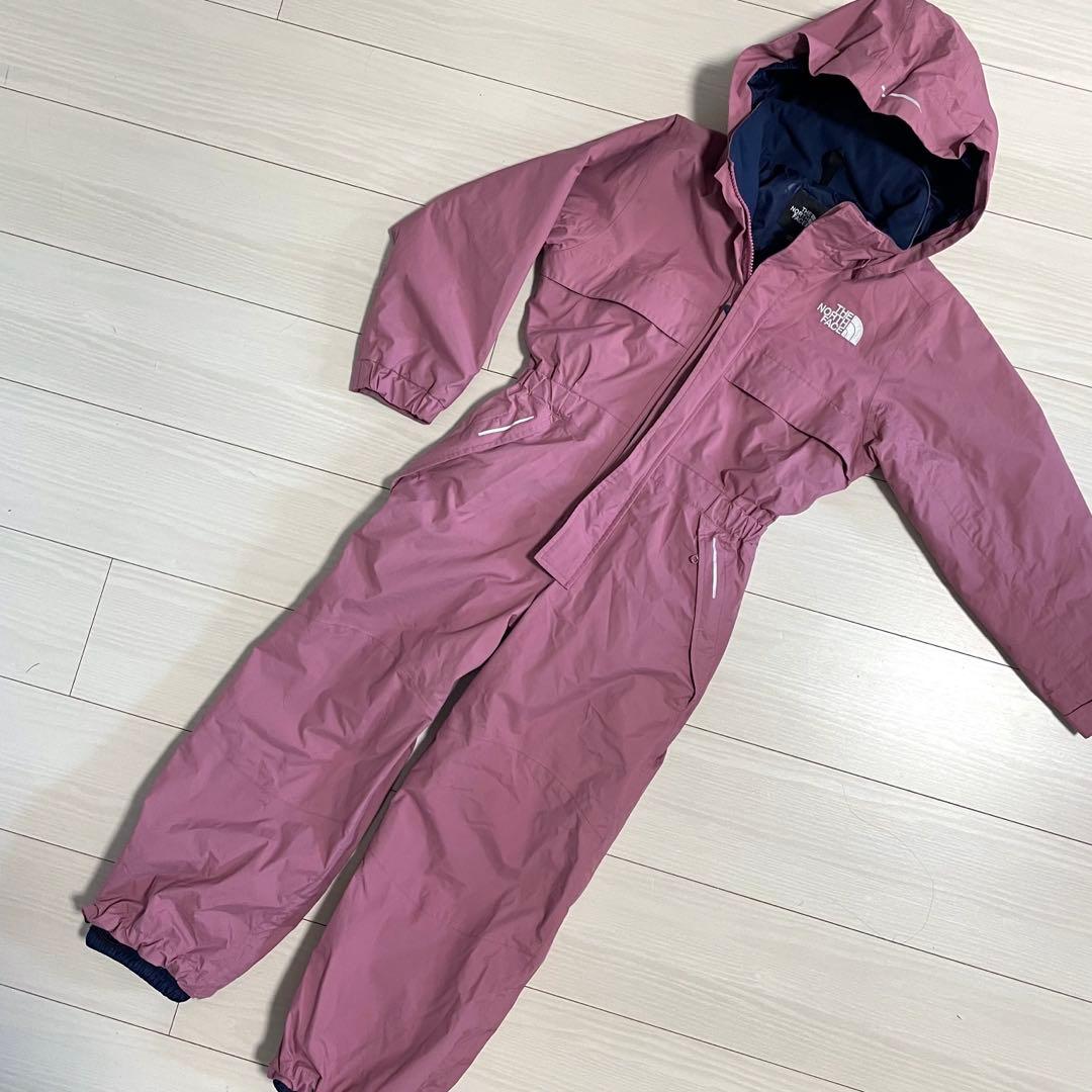 【値下げSALE】女の子 ノースフェイス スキーウェア120 雪遊び3点セット