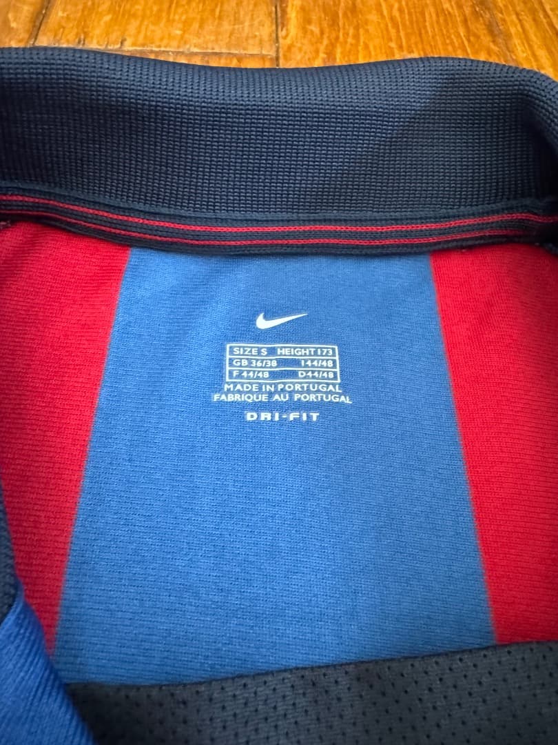 FCバルセロナ背番号なし2001〜02シーズンのレプリカユニ　ナイキＳサイズ