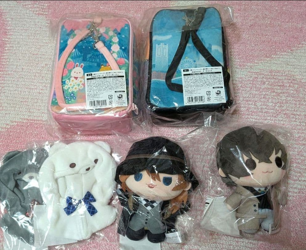 文豪ストレイドッグス　くじ引き堂　ぬいぐるみ　中原中也　太宰治　セット