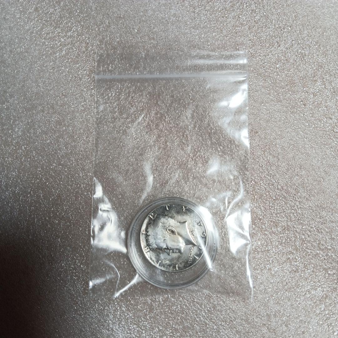 1964年 ケネディハーフダラー 銀貨 アンティーク【美品】