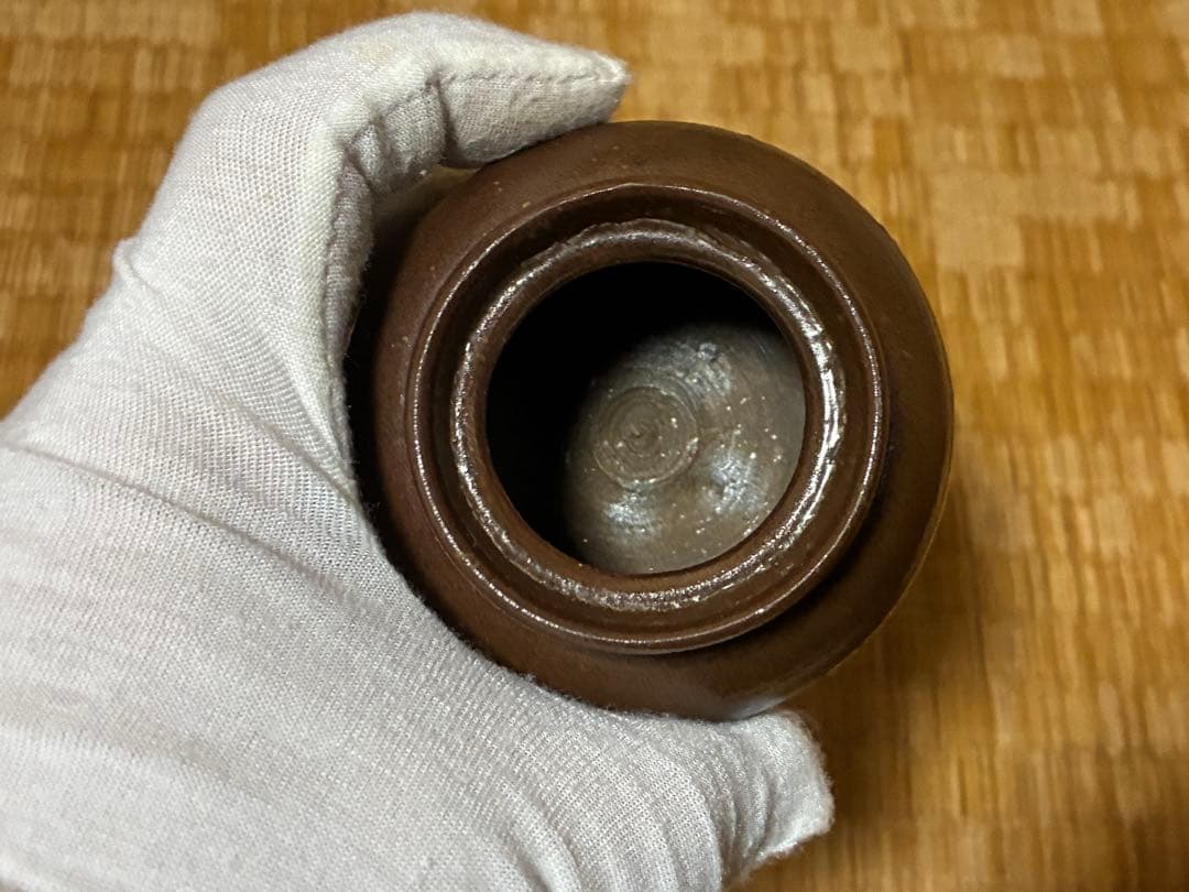 茶道具セット 金色と茶色 仕覆 茶入 木箱入