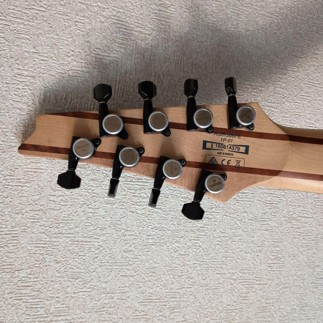 8弦 Ibanez RGIR38BFE strandberg PUに変更