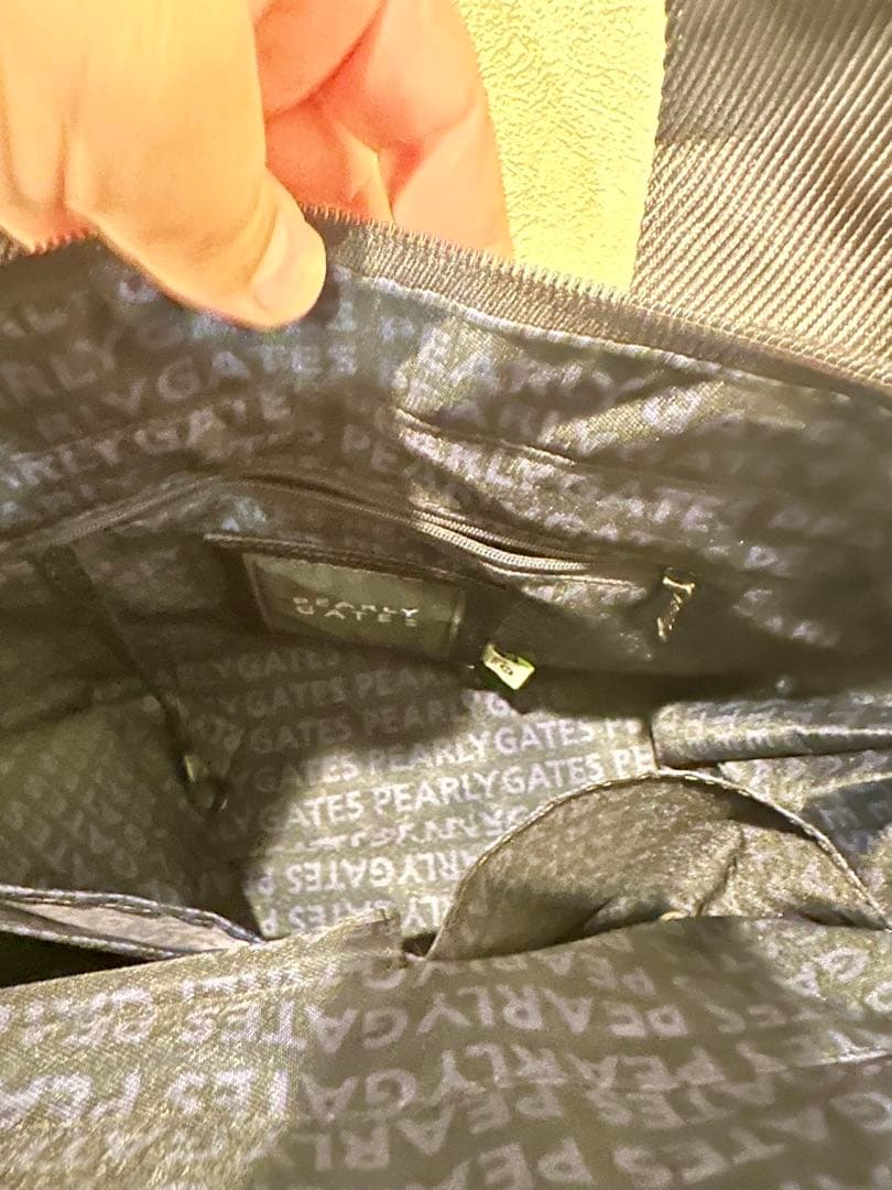 PEARLY GATES パーリーゲイツ カートバッグ　ブラック系　★美品★