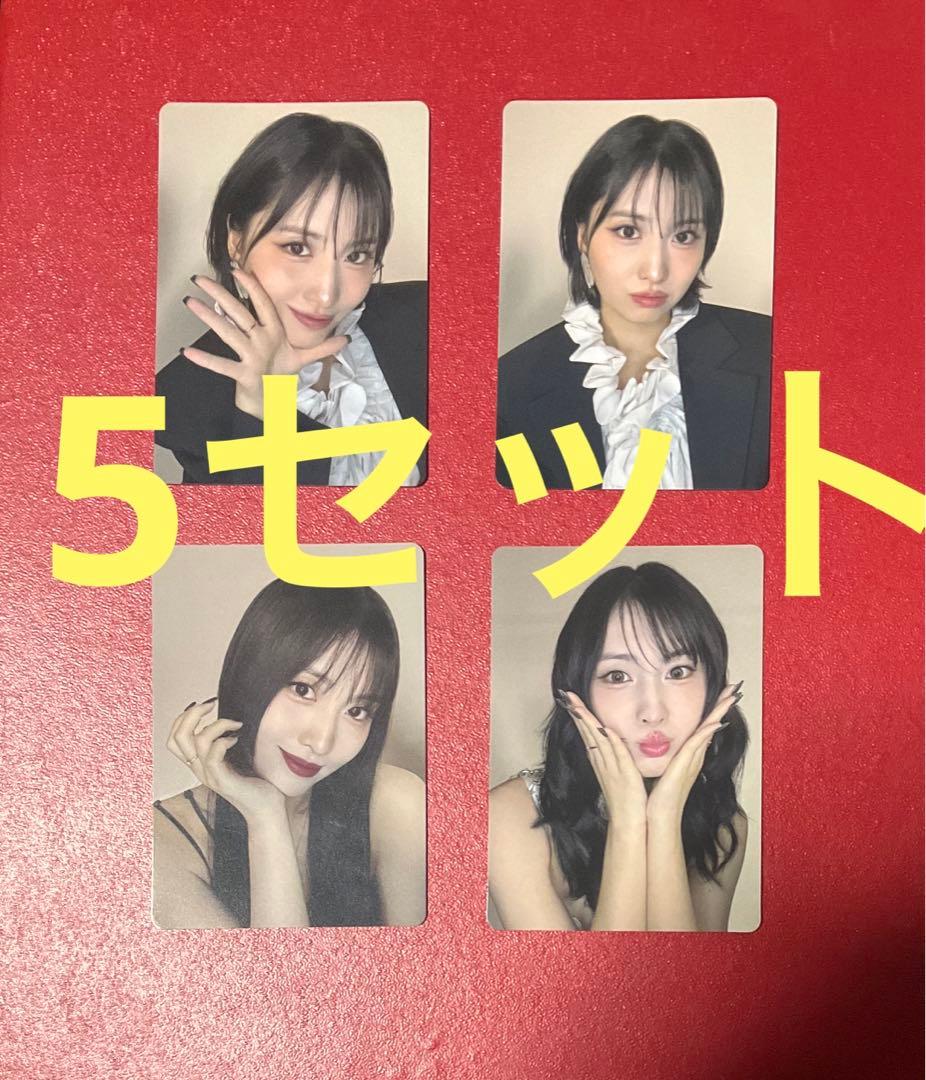 5セット　モモ ラキドロ トレカ 4種　TWICE MISAMO PLAY