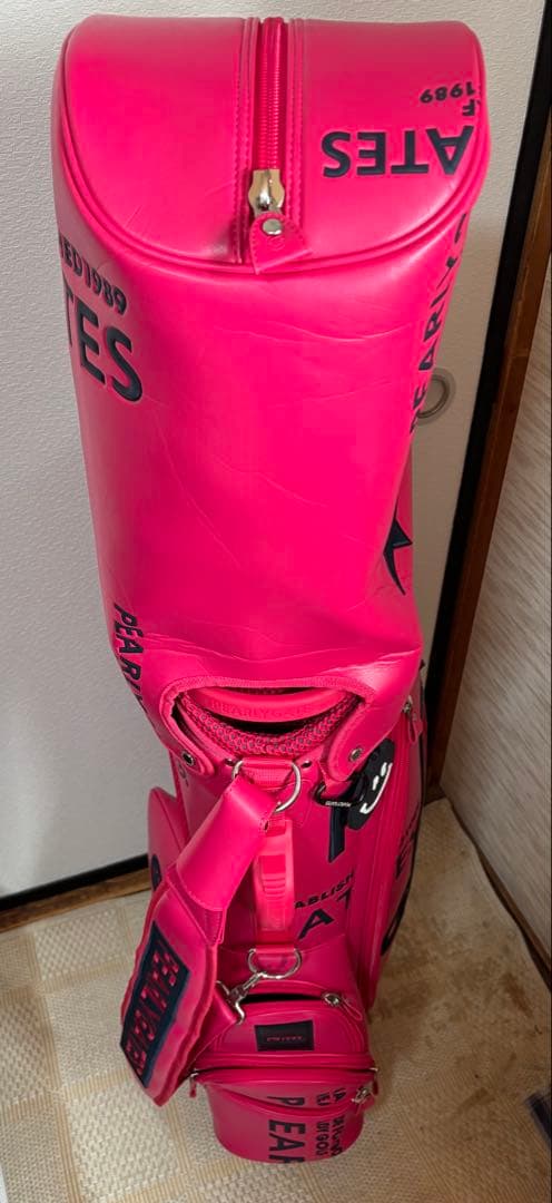 新品 PEARLY GATES キャディバッグ ピンク ゴルフ パーリーゲイツ