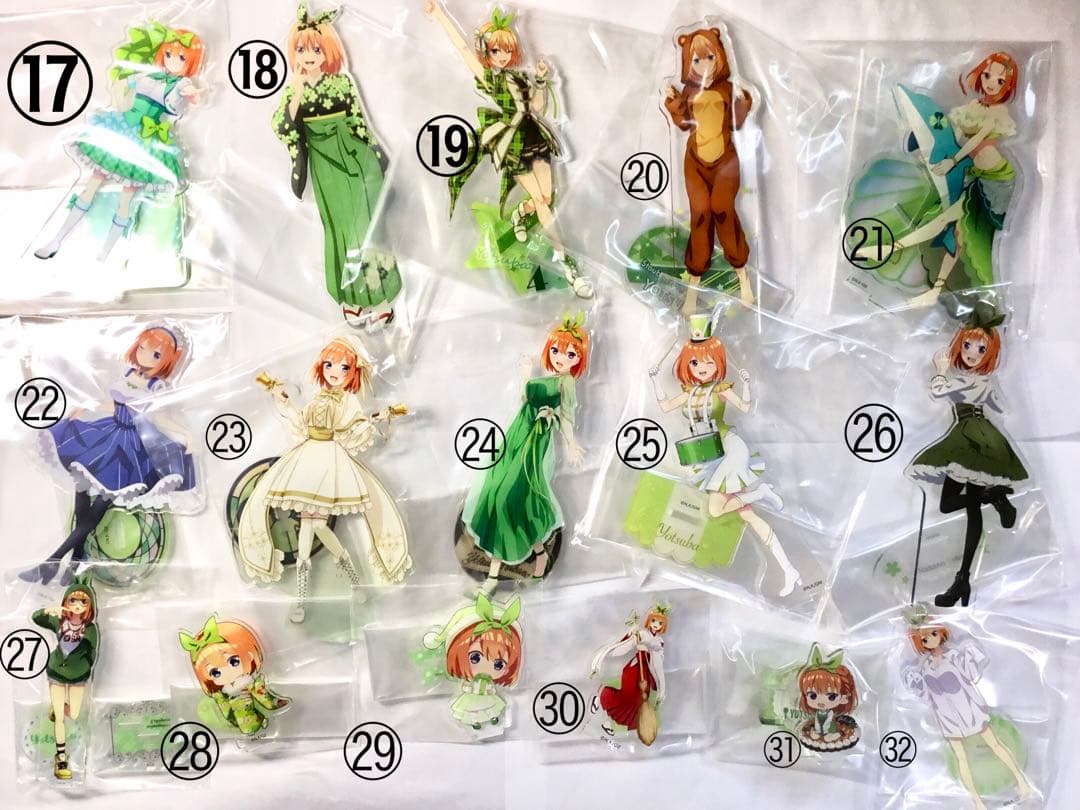 五等分の花嫁　アクリルスタンド　四葉　72個　まとめ売り