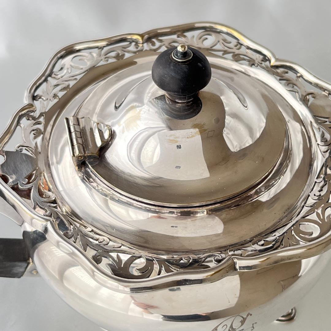 【 James Deakin】 透かしのティーセット 3点　ティーポット