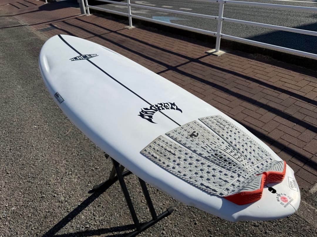 プラセボサーフボードRE-LOADEDリローデッド45L 6'2\" 希少モデル