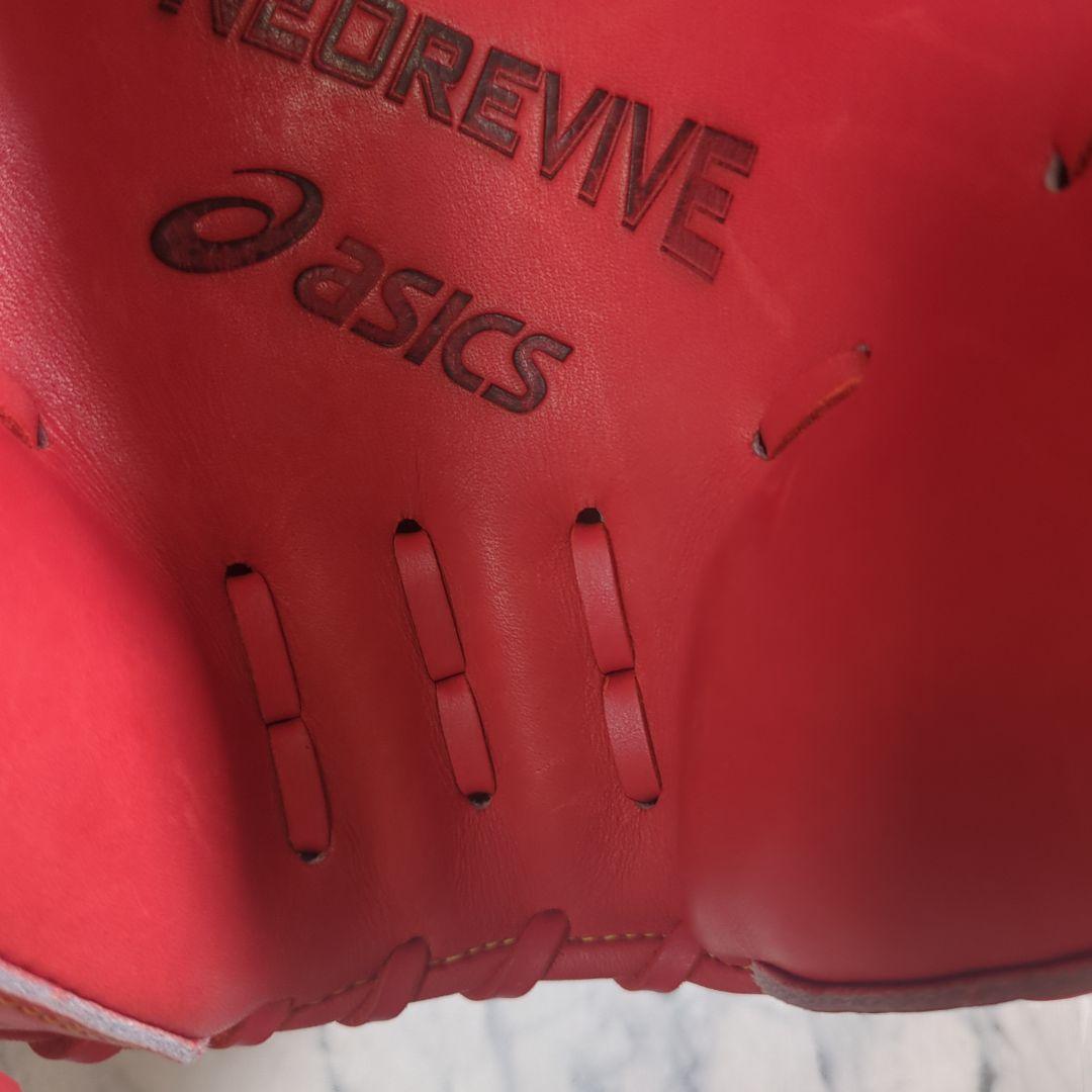 【未使用・タグ付き】アシックス　硬式野球用キャッチャーミット オレンジ