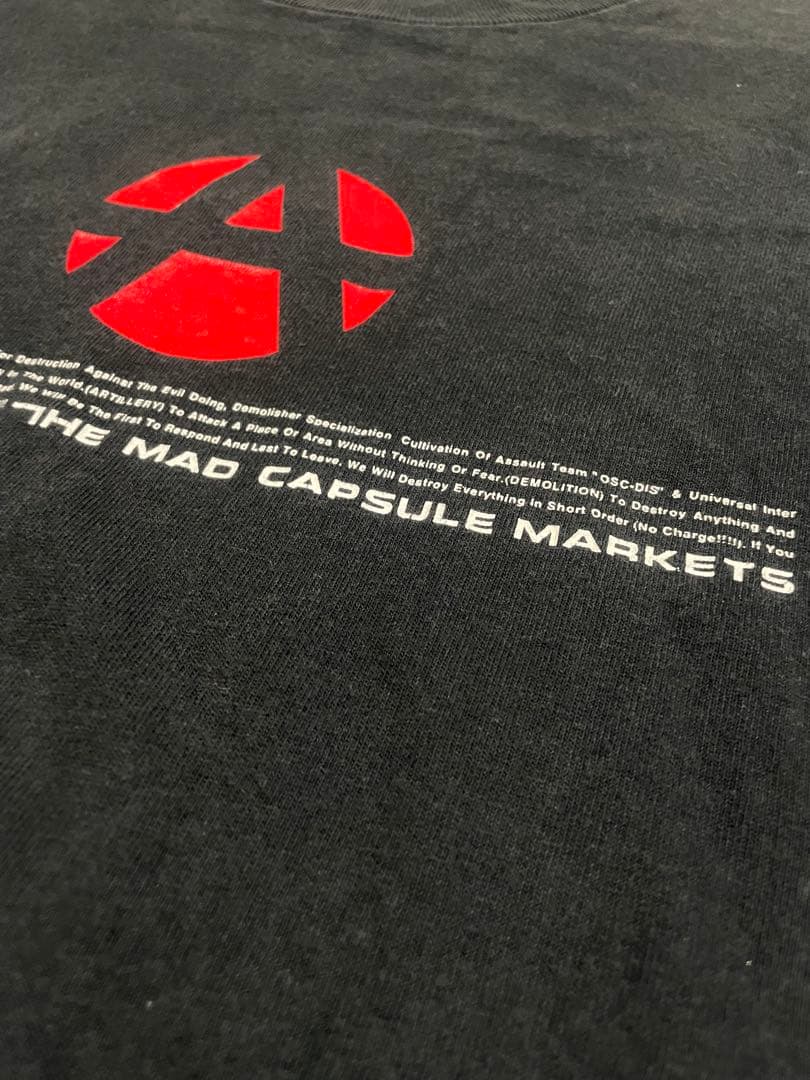 THE MAD CAPSULE MARKETS Tシャツ Mサイズ 黒 バンドT