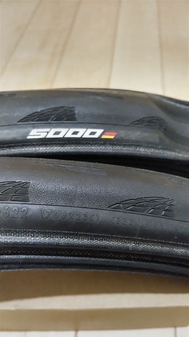 Continental GP 5000 700x23C　試乗程度２本セット