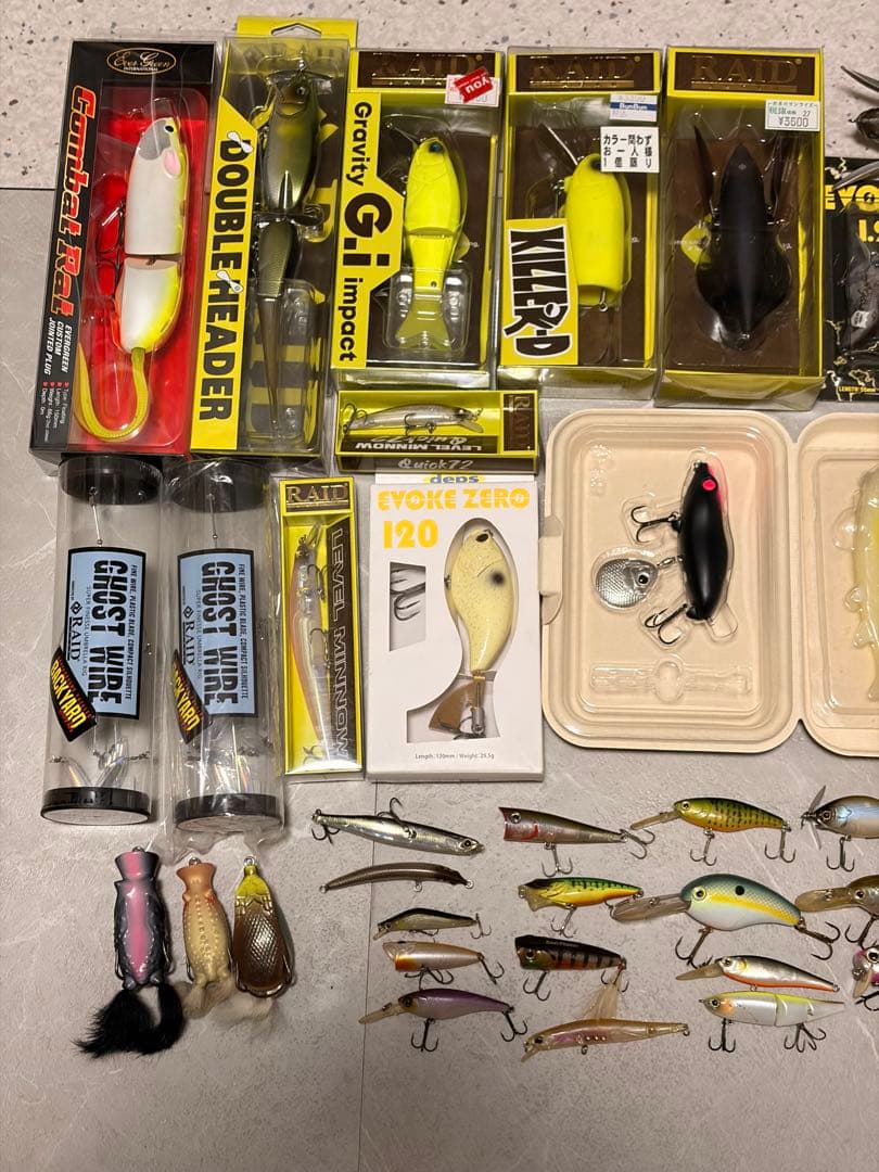 【ルアー・ワーム大量】デプス・レイドジャパン他【バス釣り引退セット】