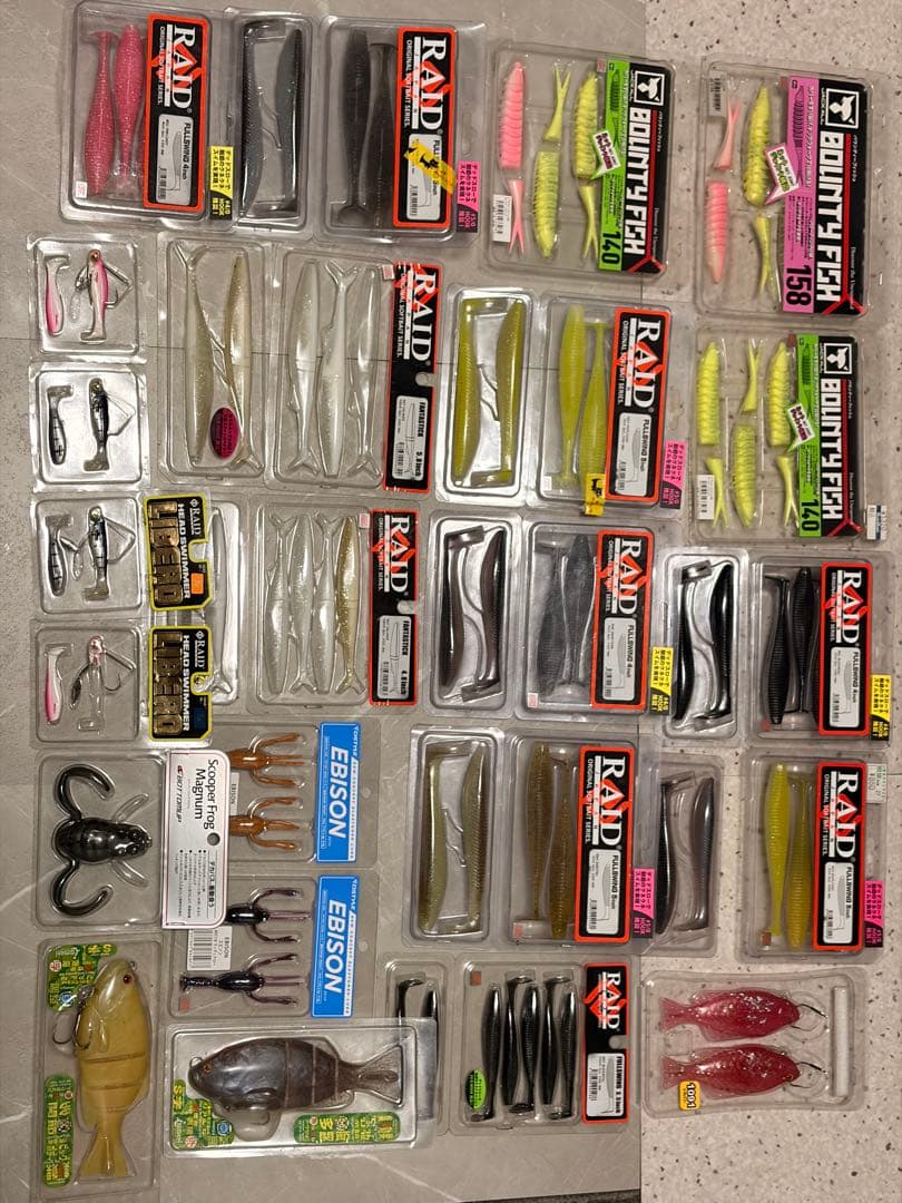 【ルアー・ワーム大量】デプス・レイドジャパン他【バス釣り引退セット】