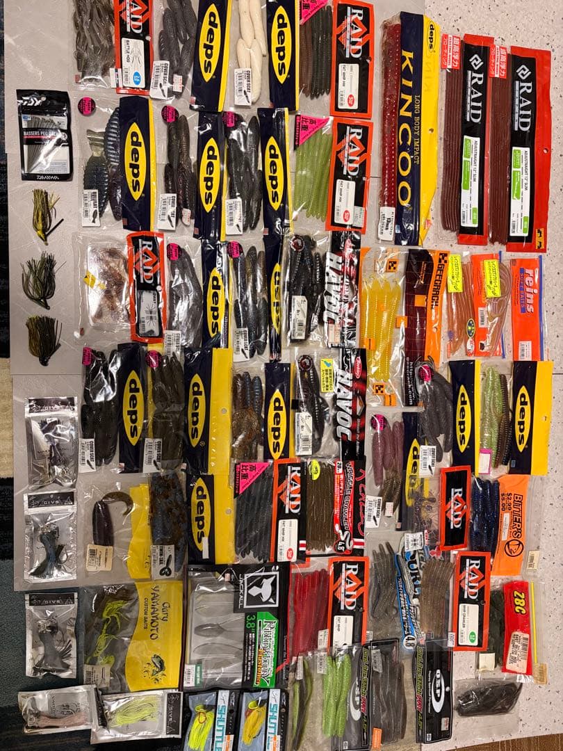 【ルアー・ワーム大量】デプス・レイドジャパン他【バス釣り引退セット】
