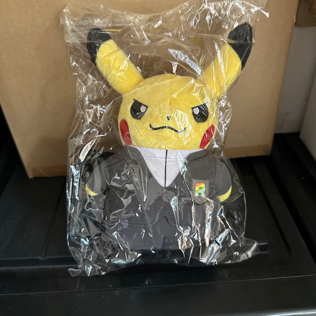 新品 タグ付 ポケモンセンター ボスごっこ ぬいぐるみ ピカチュウ