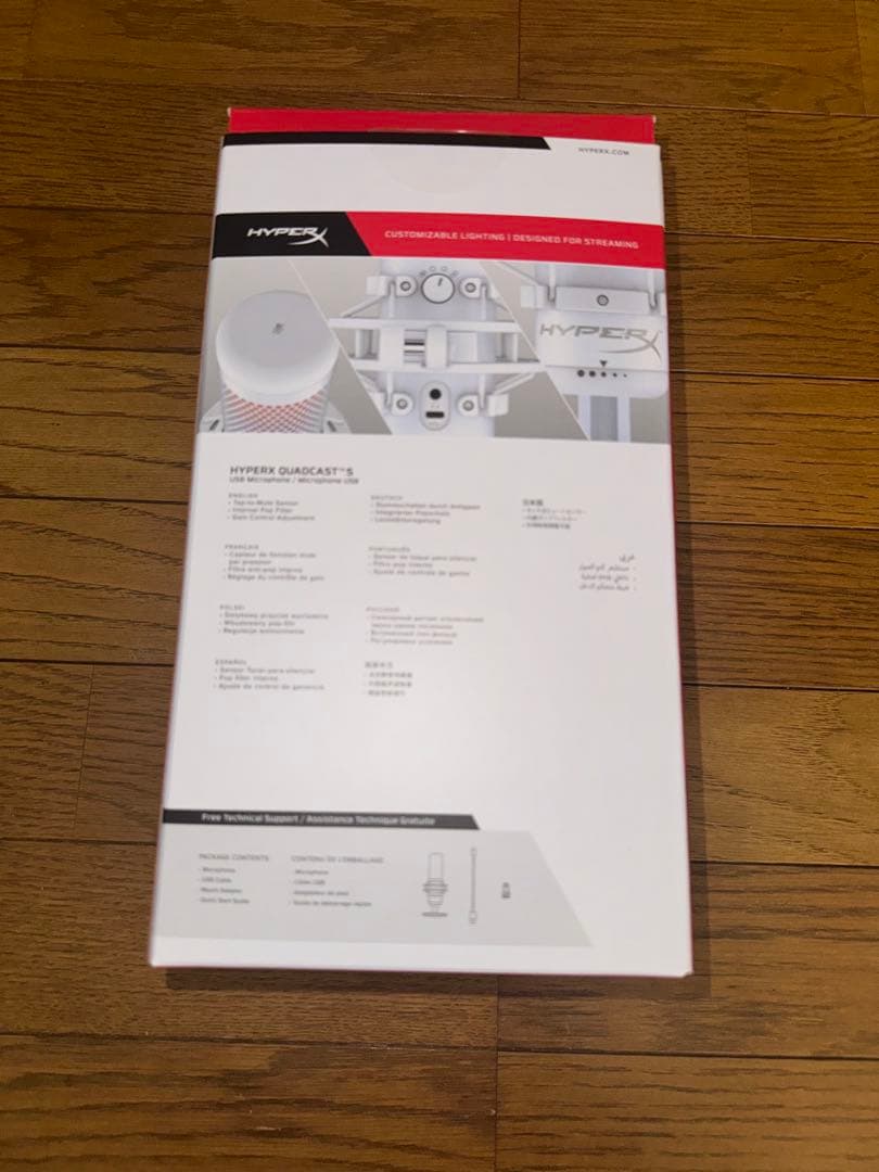 HYPERX ホワイト コンデンサーマイク