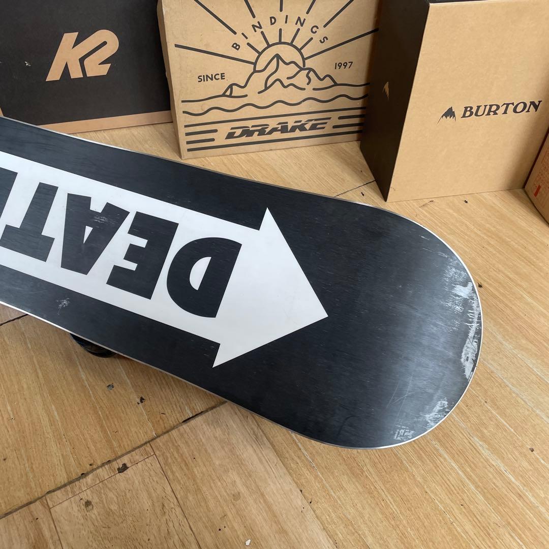 デスレーベル×ZUMA　グラトリ◎トラストガール　バイン付スノーボードセット