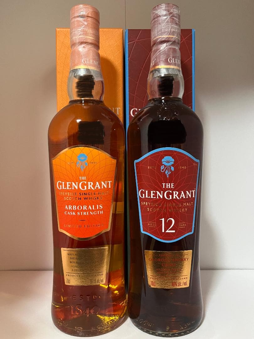 グレングラント12年 シェリーC フィニッシュ・アルボラリス カスクストレングス