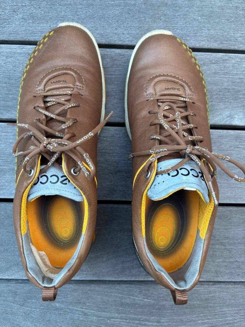 【高級】ECCO エコー ゴルフシューズ BIOM G2 ヤクレザー 43