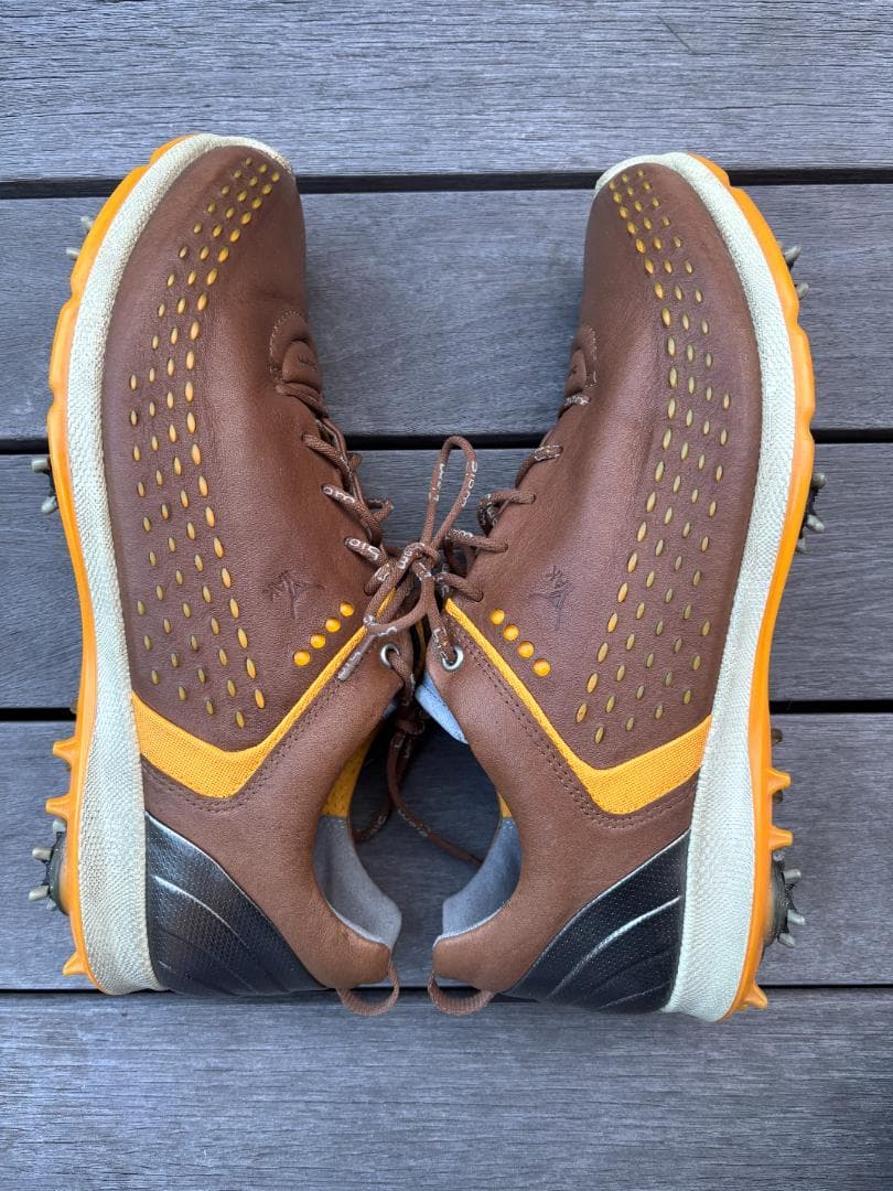 【高級】ECCO エコー ゴルフシューズ BIOM G2 ヤクレザー 43