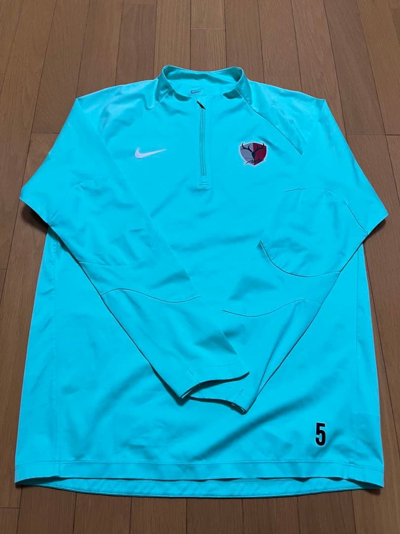 鹿島アントラーズ2024 ウェア長袖 エメラルドグリーン