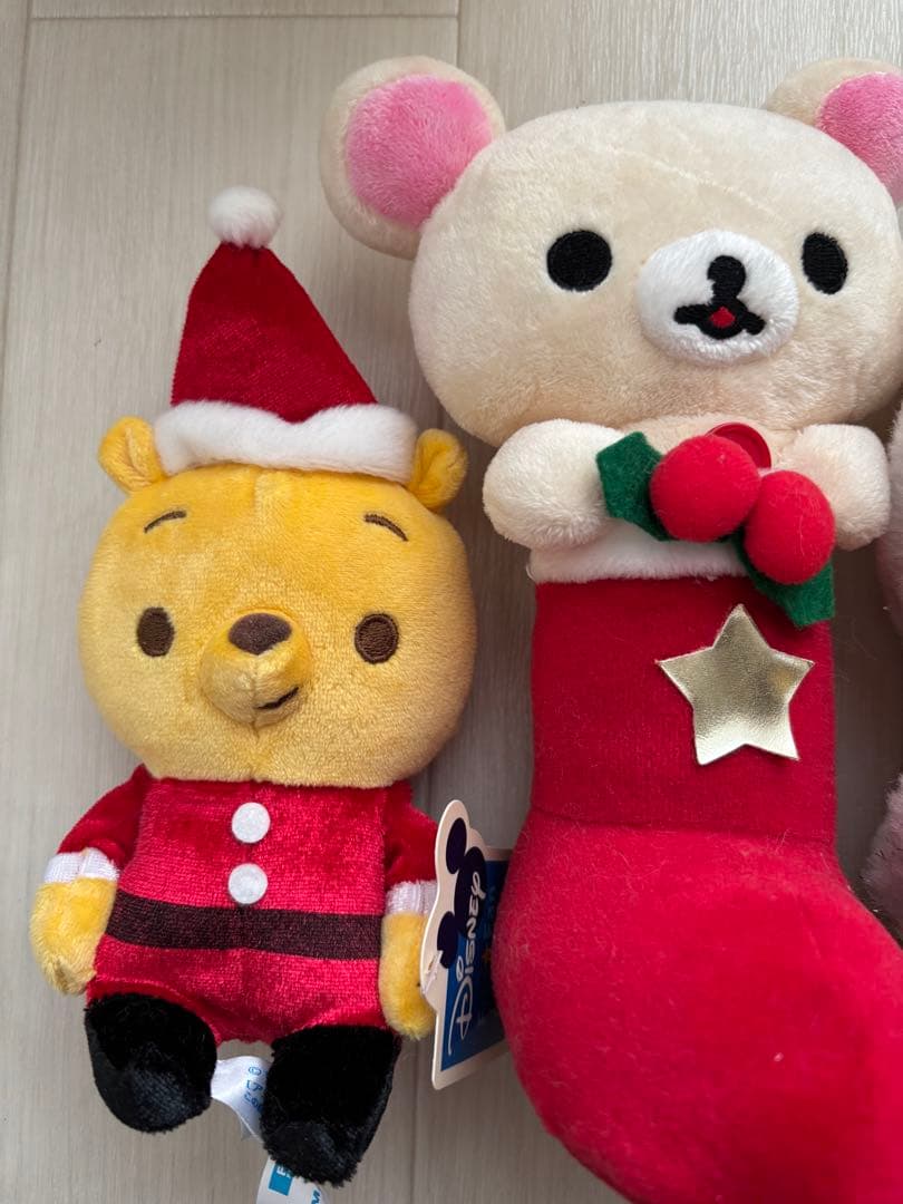 クリスマスプーさんぬいぐるみ　まとめ8点セット