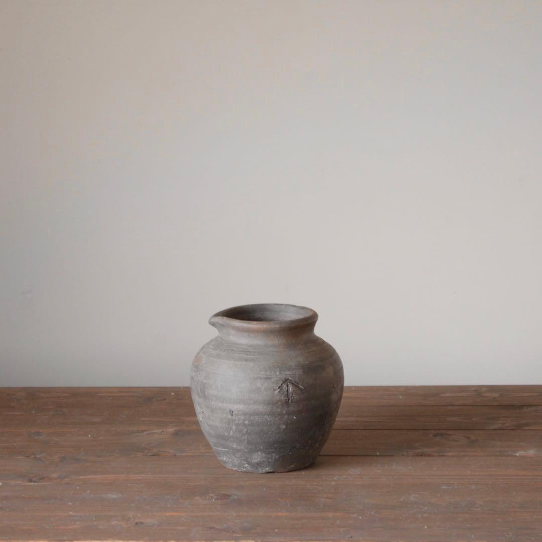 古備前 雀口 小壺 古美術 古道具 アンティーク 種壺 桃山〜江戸初