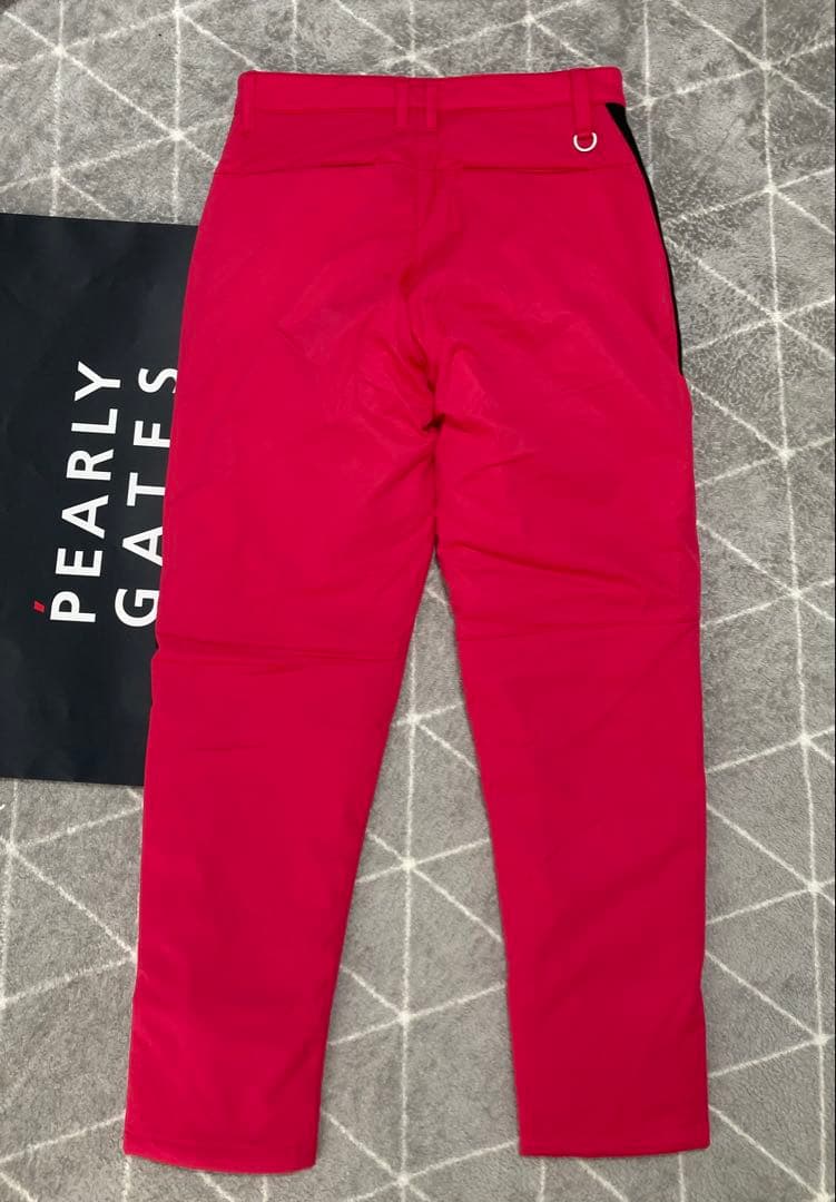 新品 パーリーゲイツ ジャックバニー PEスムース 中綿パンツ(4)M/ピンク