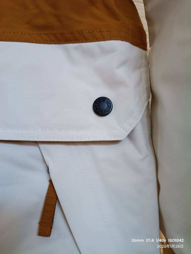 THE NORTH FACE マウンテンパーカー 茶/白 サイズUS：Ｌ大人気