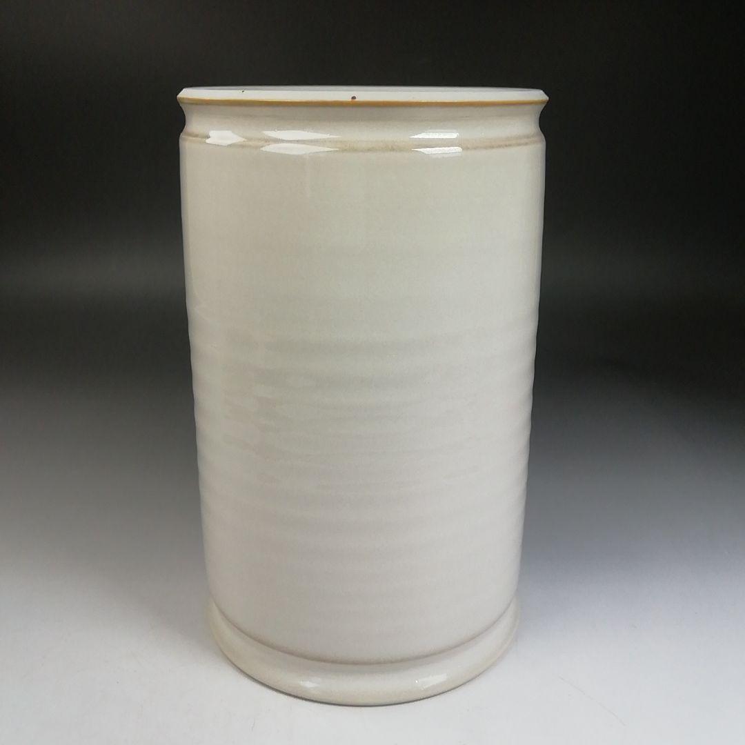 Ｗ７４　水指　『白磁　和蘭陀』『細水指』『加藤藤山 造』　共箱　茶道具