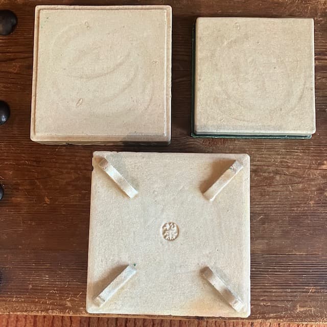 江戸後期 松齋 織部 透かし お重 器 古織部 皿 骨董 アンティーク 古道具