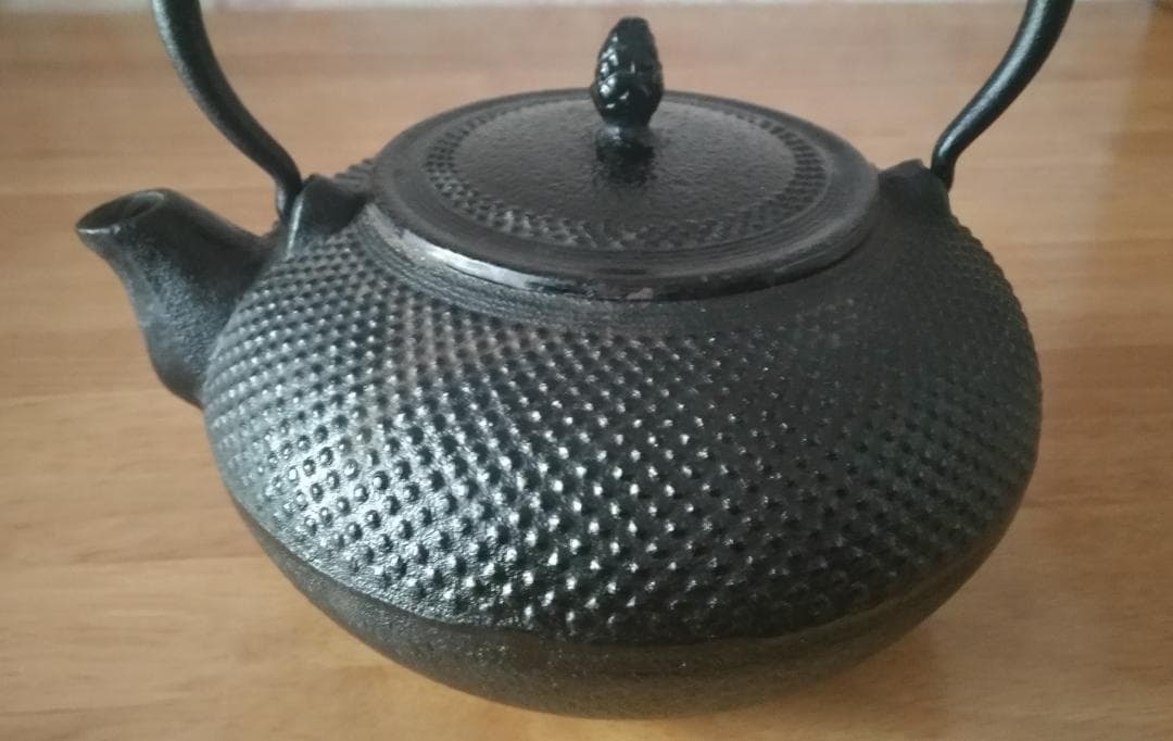 ★南部鉄器　鉄瓶　アラレ模様★